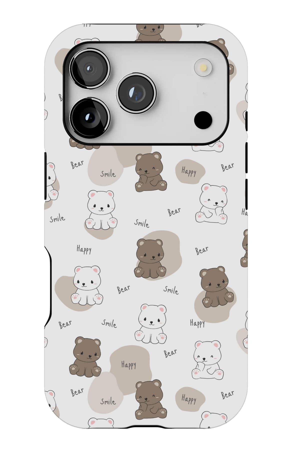 Bears sketched loosely on white. Shown on an iPhone.